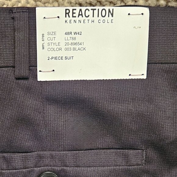 NWT Kenneth Cole Tuxedo, Formal Suit for Black Tie, 48R - Picture 4 of 10